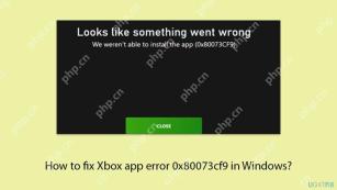 Bagaimana untuk memperbaiki ralat aplikasi xbox 0x80073cf9 di Windows?