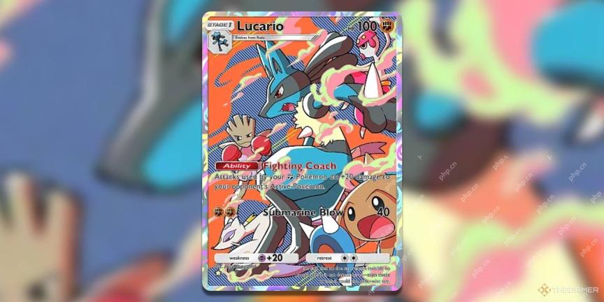 포켓몬 주머니 : 4 배 Lucario 데크 가이드