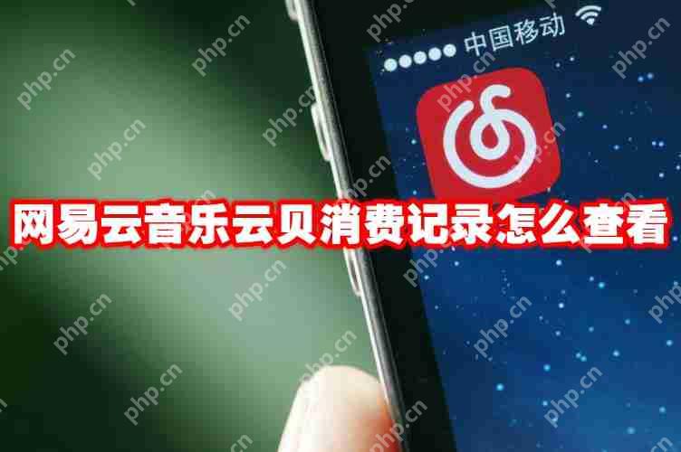 网易云音乐云贝消费记录怎么查看