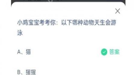 支付宝蚂蚁庄园10月14日小鸡课堂答案