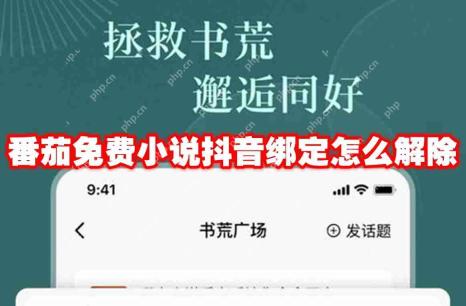 番茄免费小说抖音绑定怎么解除