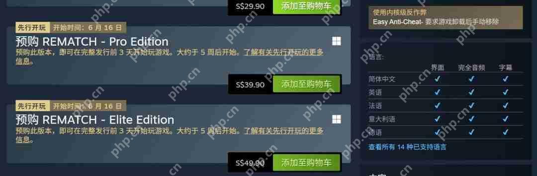 《师父》团队足球游戏《Rematch》曝玩法解析视频 首发登陆Game Pass