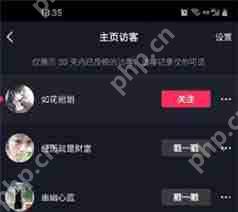 抖音主页访客记录显示的是人还是进入次数