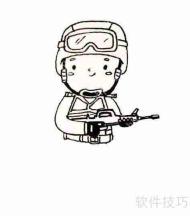 如何画特警:一份简笔画教程