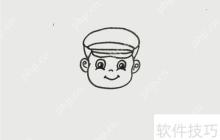 简笔画教程:特警怎么画