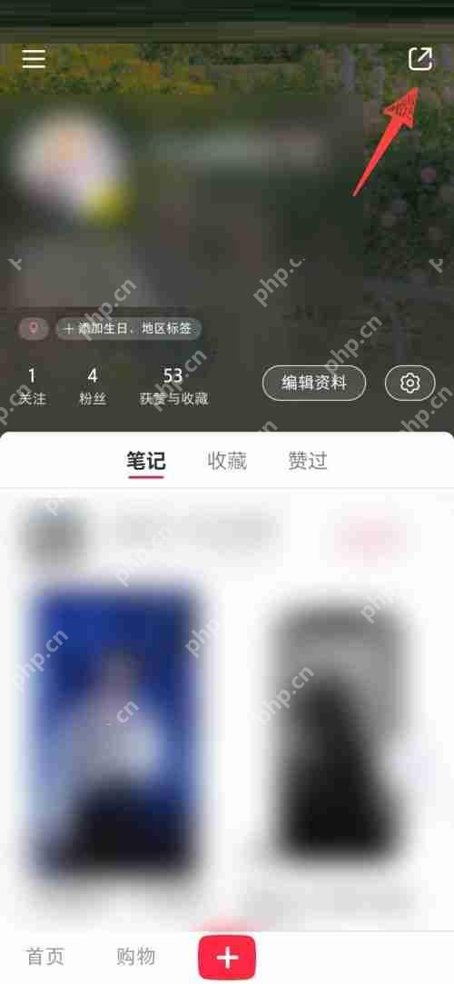 小红书个人主页链接怎么查看
