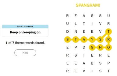 NYT -Stränge Hinweise, Spangram und Antworten für Dienstag, 13. Mai