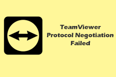 Eine vollständige Anleitung zum Fixieren von TeamViewer -Protokollverhandlungen ist fehlgeschlagen