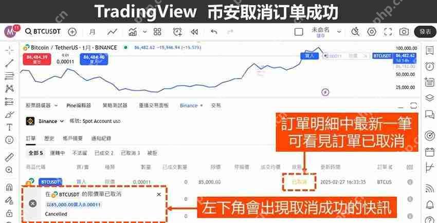 用Tradingview怎么买比特币?TradingView和币安帐户连接下单教学 (图解步骤)