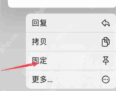 iMessage怎么将内容置顶