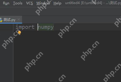 pycharm怎么安装numpy库？pycharm安装numpy库的方法