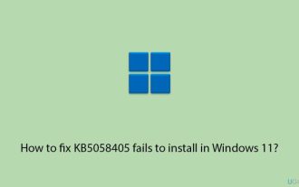 How to fix KB5058405 fails to install in Windows 11?
