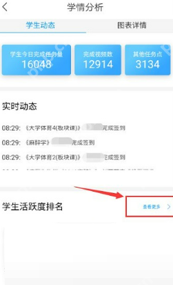 学习通怎么查看活跃度?学习通查看活跃度方法