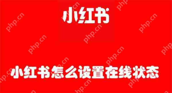 小红书怎么设置在线状态