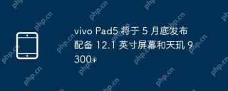 vivo Pad5 将于 5 月底发布 配备 12.1 英寸屏幕和天玑 9300+