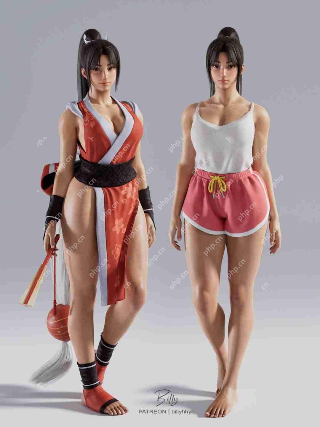 《街头霸王6》不知火舞3D美图 身材火辣到犯规！