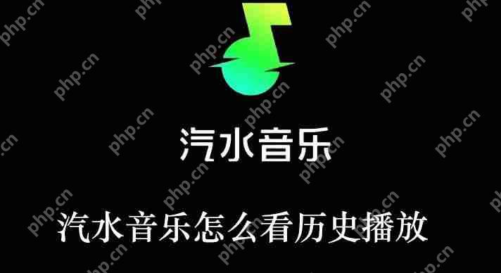 汽水音乐怎么看历史播放