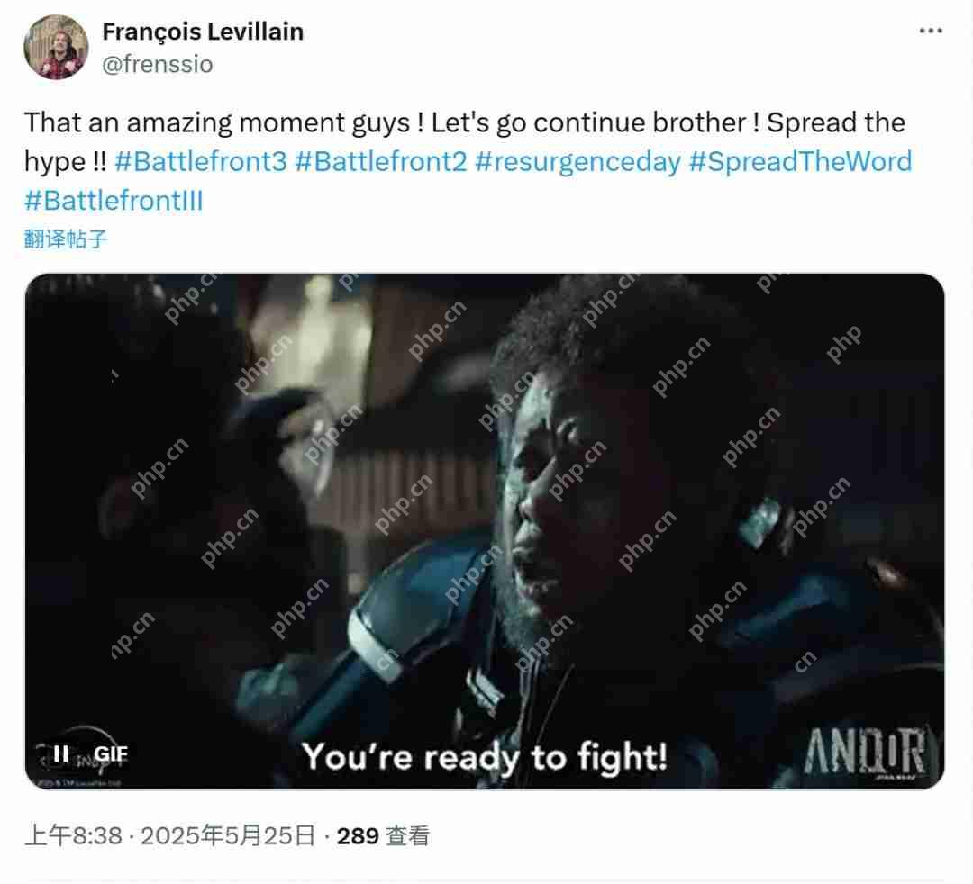 《星球大战:前线2》Steam在线峰值破记录 接近2万人