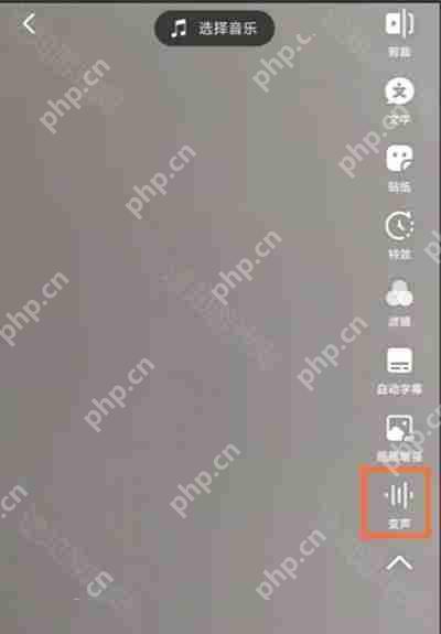 《抖音》短视频变声设置方法