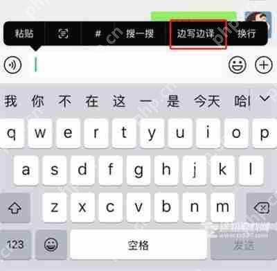 《微信》边写边译功能开启教程