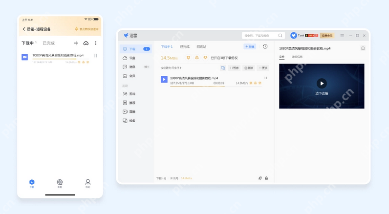 迅雷远程下载回归：可智能管理视频资源 可打造私人片库