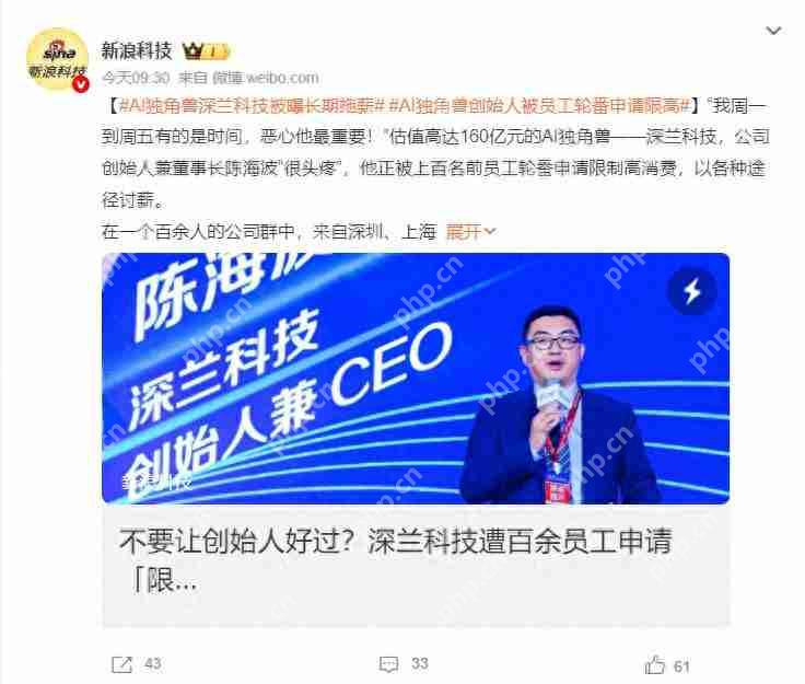 深兰科技：AI独角兽变“老赖”？