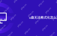 u盘无法格式化怎么办