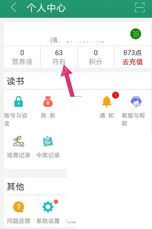 晋江文学城月石记录怎么查看