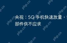 央视：5G 手机快速放量，零部件供不应求