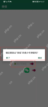 李跳跳青少年弹窗什么意思