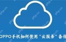 OPPO手机如何使用“云服务”备份