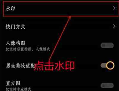 iQOO8怎么设置图片水印