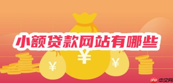 小额贷款网站有哪些？盘点十大正规小额贷款网站（1万额度+日息0.02%）