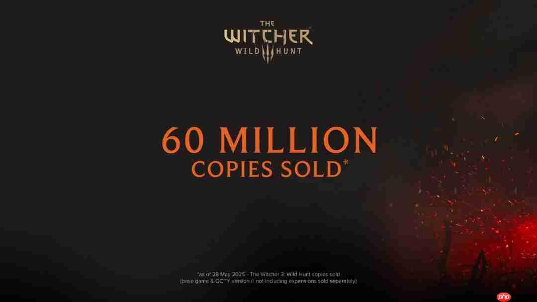 《巫师3》10年售出6000万套 逼近《上古卷轴5》