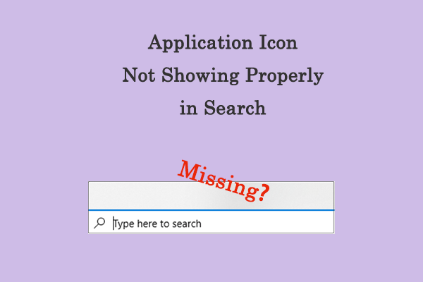 Application Icon Not Showing Properly in Search? Fixes Here