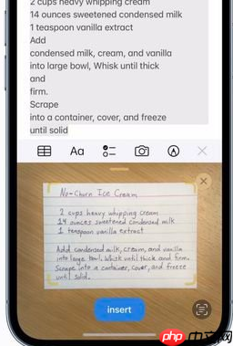 iOS15.4备忘录扫描文稿怎么使用