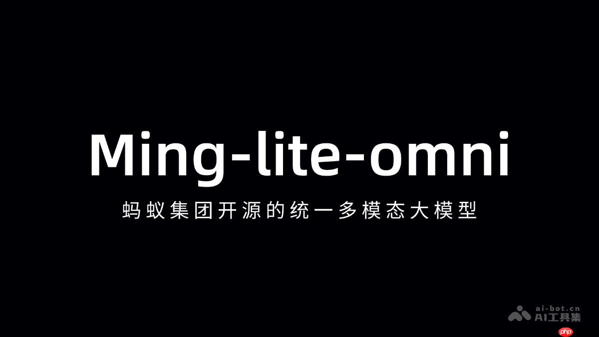 Ming-lite-omni— 蚂蚁集团开源的统一多模态大模型