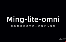 Ming-lite-omni— 蚂蚁集团开源的统一多模态大模型
