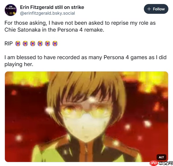 《P4》重制版依旧成谜？里中千枝现任英配称未获联系