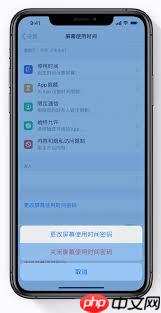 iPhone11ProMax如何设置APP屏幕使用时间