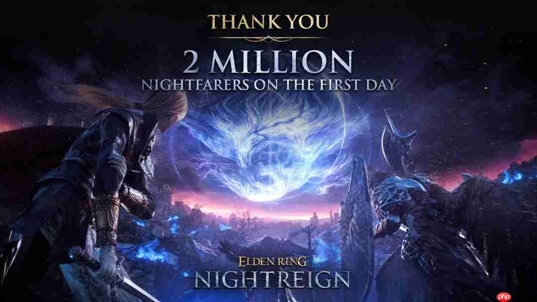 《艾尔登法环：黑夜君临》首日销量超过200万套 新补丁将改进单人体验