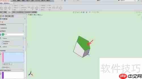SolidWorks中将实体转换为钣金并展开的方法