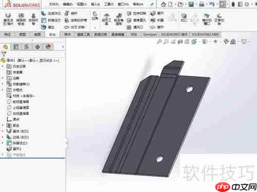 SolidWorks钣金展开功能的应用实例