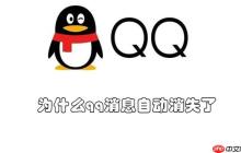 为什么qq消息自动消失了