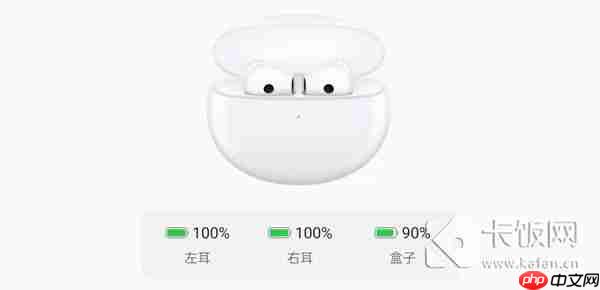 oppo enco air2怎么看电量