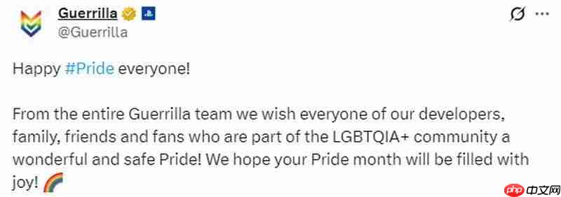 《地平线》官方庆祝LGBT骄傲月 分享埃洛伊比心美照