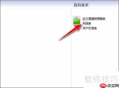 KIS财务软件导出Excel财务报表的方法