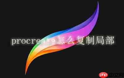 procreate怎么复制局部