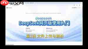 deepseek网页版上传不了附件怎么办