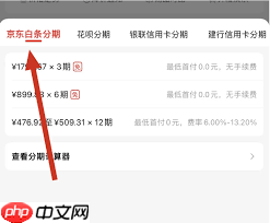 京东白条分期利息多少